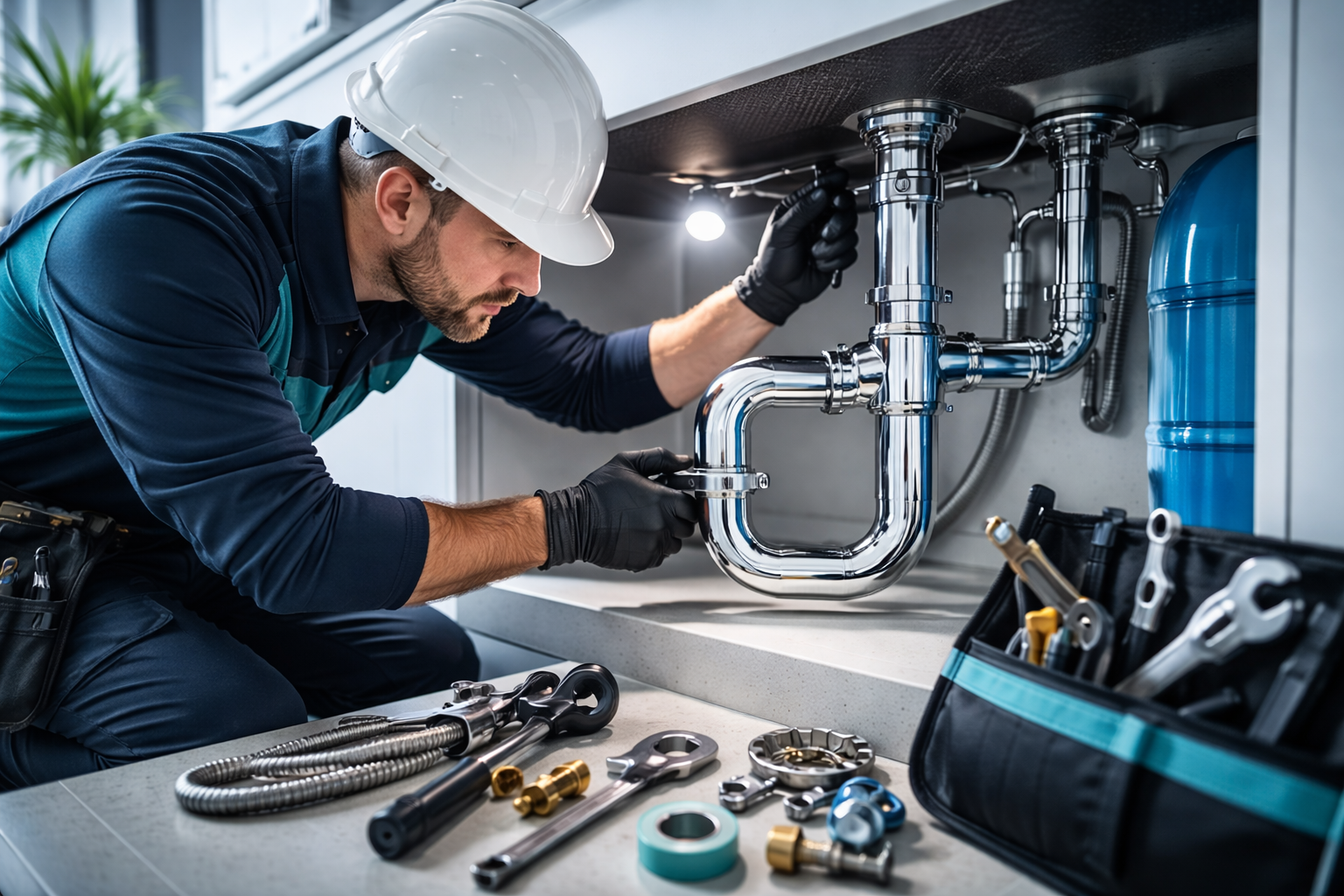 Plumbing work