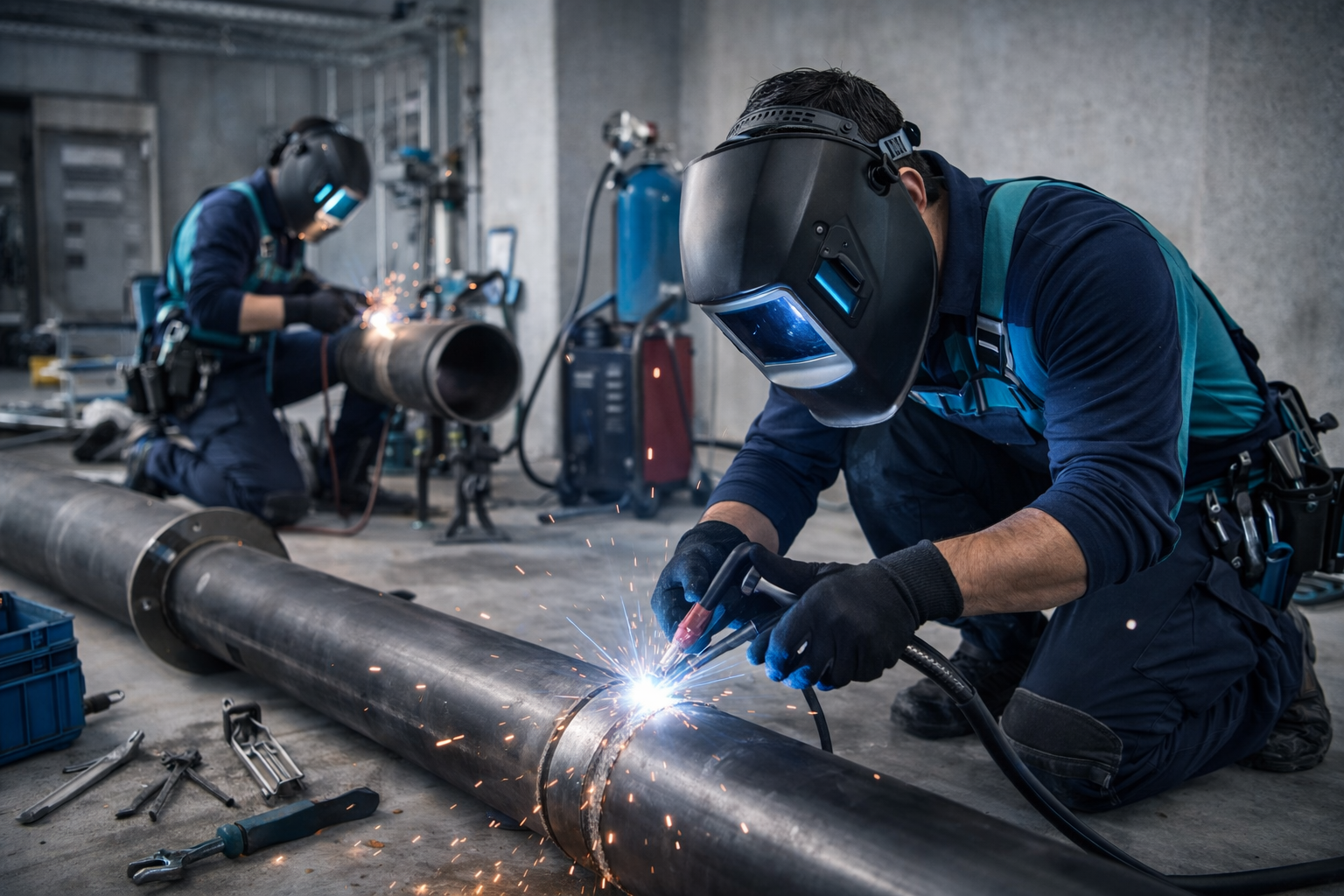 Welding work