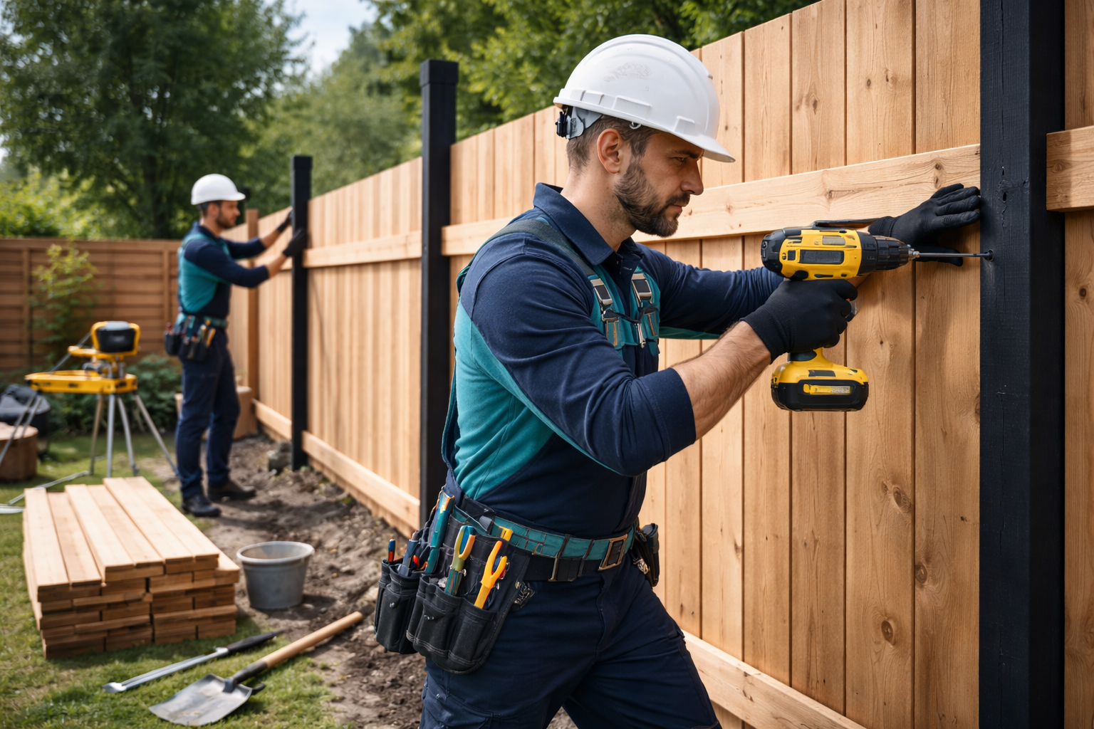 Fencing work